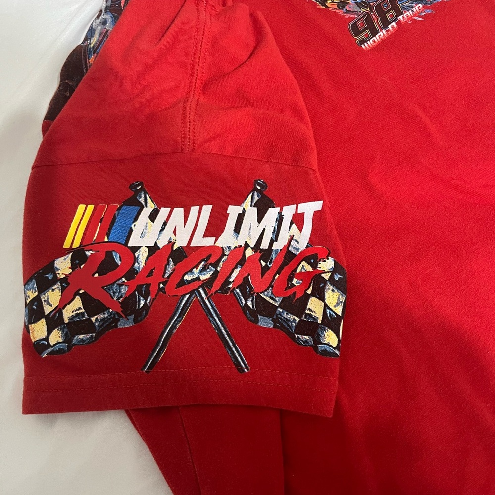 Red Race Car Graphic T-Shirt - Picture 3 of 6